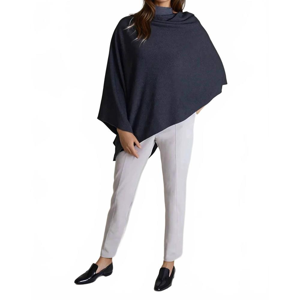 NEW BUKI tech poncho in charcoal grey